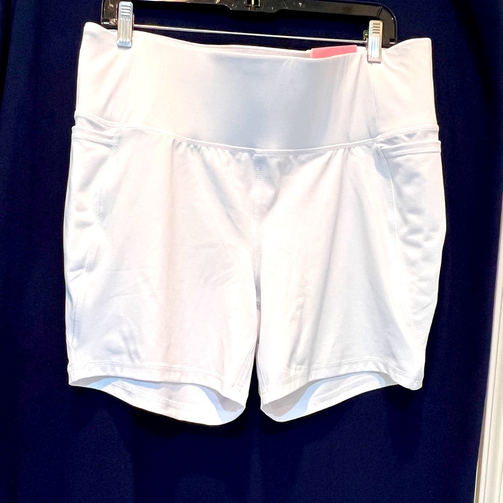 Women's Athletic White Shorts New